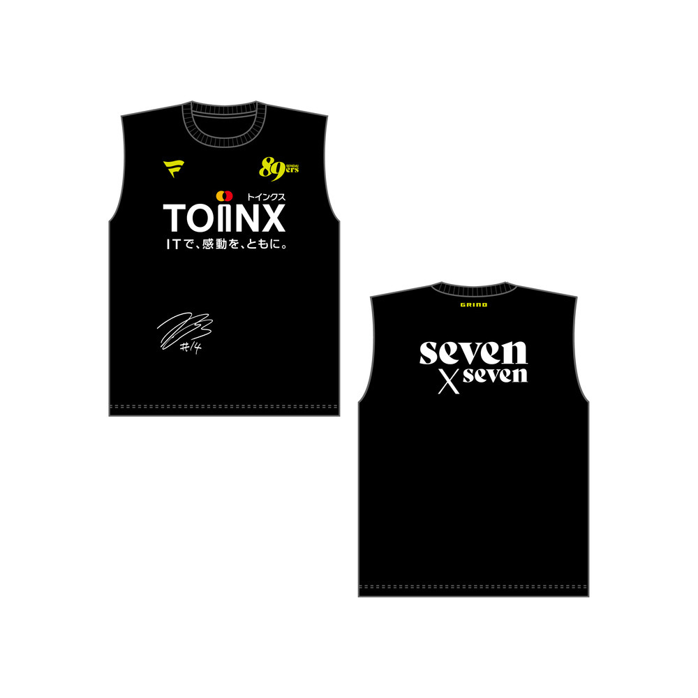 【黄援感謝祭】【選手実使用】直筆サイン入りプラクティスシャツ(タンクトップ) 詳細画像 #23 半澤 凌太 2